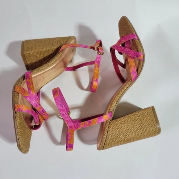 Ted Baker kasiras woven block heeled sandals nwt 9 - Picture 4 of 8